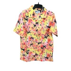 Surf & Swim Men's Shirt Small Waikiki  Watercolor Paradise Vacation Resort
Beach